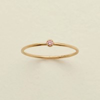 Ensemble de bagues en acier inoxydable doré massif, style simple et élégant, avec un seul zircon, bague intemporelle pour femme, vente en gros