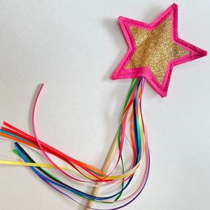 Baguette Magique Scintillante Faite à la Main pour Enfants, Idéale pour Halloween, Noël, le Nouvel An Chinois, les Fêtes, les Spectacles et les Jeux de Magie - Product Image 2