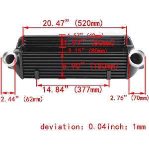 Intercooler de Alto Rendimiento para <span class=keywords><strong>BMW</strong></span> N47 2.0 Diésel 120d 123d E81 E82 E87 E88 2007-2013; <span class=keywords><strong>320d</strong></span> <span class=keywords><strong>E90</strong></span> E91 E92 E93 2008-2012 - Product Image 2