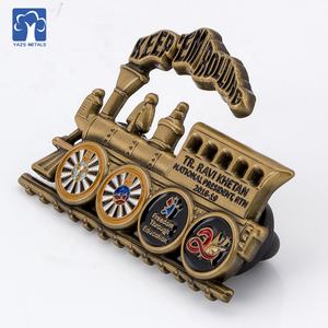 2024 artículo de regalo PIN de recuerdo de esmalte de <span class=keywords><strong>tren</strong></span> personalizado de metal - Product Image 3