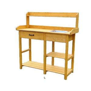 Hot Selling Outdoor <strong>Garden</strong> Work <strong>Storage</strong> Table Wood Flower Potting <strong>Bench</strong> for Plant <strong>Storage</strong> and <strong>Garden</strong> Work - Product Image 1