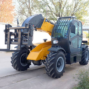 कस्टम टेलीहैंडलर टेलीस्कोपिक फोर्कलिफ्ट 10 मीटर 120 एचपी घूर्णन 5 टन डीजल विशाल टेलीहैंडलर - Product Image 5