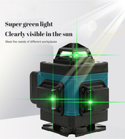 Niveau Laser Autonivelant Polyvalent pour Construction 360 4D Vert 16 Lignes Outil de Qualité Professionnelle DIY