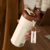 Kingze Mini Bouilloire Électrique Intelligente 500 ml en Acier Inoxydable Rechargeable, Portable USB pour Voyage, Chauffe-Eau pour Thé et Café