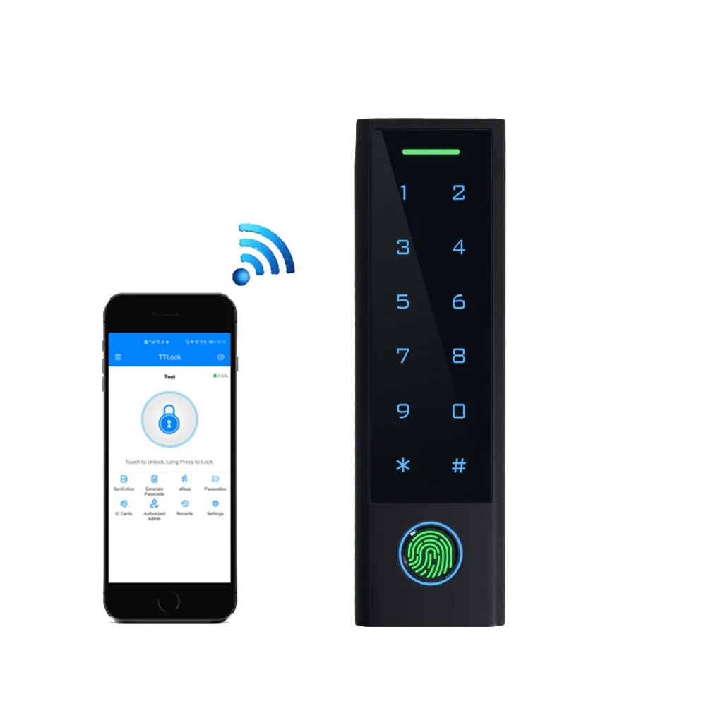 Secukey TT Lock App with Time Attendance function for school/office, Smart Bluetooth Biometric Fingerprint Access Control System