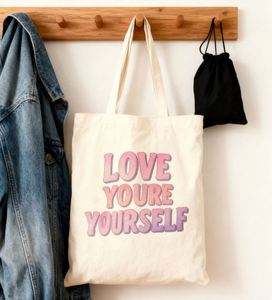 Custom Printed Durable Reusable <b>Large</b> Capacity Cotton <b>Canvas</b> Grocery Shopping <b>Bags</b> Zipper Closure Eco-Friendly Handbags (Custom - Product Image 2