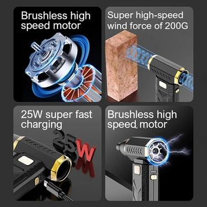 2in1 Violent Fan 1000000RPM Super Powerful Air <b>Blower</b> Vacuum Blowing Suction for Dust Cleaner Brushless Turbo Strong Wind - Product Image 6
