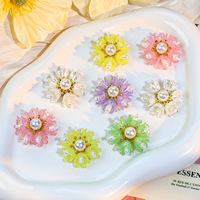 Accessoires pour sabots : Breloques en forme de grappe de fleurs de perles, faits main, DIY, pour chaussures et coiffes