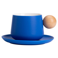 Ensemble tasse à café et soucoupe en céramique en forme de sac à main minimaliste créatif avec pour poignée cuillère Logo personnalisé-tasse cadeau d'affaires
