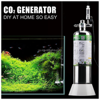 Sistema de CO2 para Acuario con Difusor Acrílico y Reactor de Cilindro de Acero Inoxidable de 2.4L, Ecológico, Certificado CE ROHS