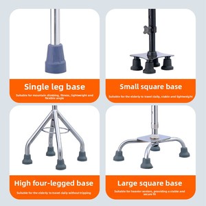 Bastone da Passeggio in Alluminio Leggero Pieghevole Regolabile in Altezza per Disabili, Antiscivolo, in Vendita all'Ingrosso - Product Image 6