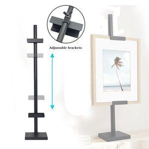 Tabletop khung hình đứng, có thể điều chỉnh cho khung hình lên đến 28 "H, khung màu đen chủ đứng bảng easels cho hiển thị - Product Image 2