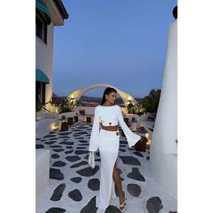 Conjunto Casual de Dos Piezas para Oficina Valencia Blanco, Talla XS para Mujer, Blazer y Pantalones - Product Image 2