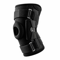 Genouillère respirante fine antidérapante en néoprène double, stabilisateur rotulien, support enveloppant pour la course, la randonnée et l'athlétisme