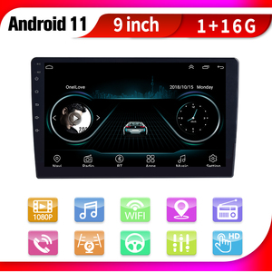 9 Inch <strong>Android</strong> 11 Central <strong>Control</strong> <strong>Screen</strong> Wifi 1080P AHD Intelligent Navigation DVD FM AM Music Car Radio Display - Product Image 4