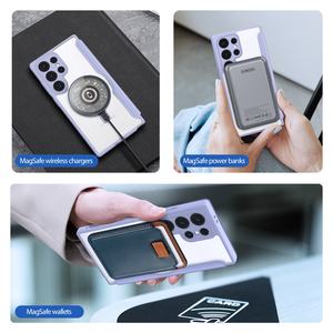 <span class=keywords><strong>DUX</strong></span> <span class=keywords><strong>DUCIS</strong></span> <span class=keywords><strong>Skin</strong></span> X <span class=keywords><strong>Pro</strong></span> Series Folio Case avec support métallique pliable pour Samsung S24 S25Ultra Cuir Card Slot Flip Cover - Product Image 3