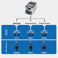 Wenjin - Pince robotique souple pneumatique adaptative à deux doigts, embout flexible EOAT pour l'emballage alimentaire et l'électronique