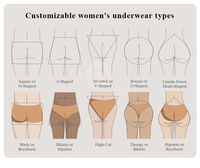Offres Spéciales Culottes Menstruelles 4 Couches Sans PFAS, Biodégradables en Bambou, Anti-Odeur, Pour Femmes