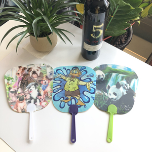 Abanico de mano lenticular 3D personalizado OEM, plegable, ecológico, promocional, de PET, para eventos, recuerdos y regalos. - Product Image 4