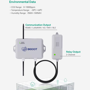 Beeiot <span class=keywords><strong>CO2</strong></span> cảm biến <span class=keywords><strong>CO2</strong></span> Transmitter lorawan RS485 4-20mA Carbon Dioxide Meter Detector - Product Image 1