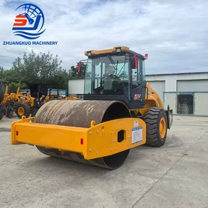 Rodillo Neumático Hidráulico Usado XS223J de 22 Toneladas con Motor Diésel, de China, en Estado Nuevo con Bomba Incluida, Disponible para la Venta - Product Image 2