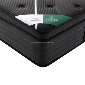 Colchón King Size de Látex Talalay Confortable, Diseño Euro Top, Compresión al Vacío, Cama de 2 Plazas con Colchón - Product Image 1