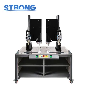 15K 2600W Double Head Station Ultrasonic Welding Machine for ABS PP Plastic Welding PSA Slabs Case