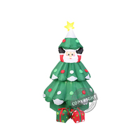 6ft arbre animé de Noël extérieur éclairé Festival Yard décoration gonflable vacances personnalisées vivant gonflables décoratifs