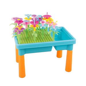 JinYing Backyard Toddlers 3 in 1 Beach <b>Sand</b> Kids Water Table Sensory Flower <b>Garden</b> Buildings Outdoor Toys - Product Image 1