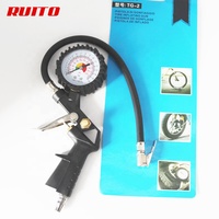 Jauge de gonflage portable pour pneus, manomètre électrique, pour voiture, portable, avec jauge, tuyau, coupleur rapide