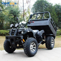 Quad tout-terrain 200cc 23HP pour adultes avec benne basculante pour le transport agricole et la logistique