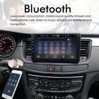 نظام ستيريو ذكي للسيارة مع شاشة OLED ونظام أندرويد 13 وCarPlay وAndroid Auto وGPS، ذاكرة 8 جيجابايت + 128 جيجابايت، تحكم صوتي بالذكاء الاصطناعي، مدمج في لوحة القيادة 2DIN لسيارة بيجو 508 2011-2016