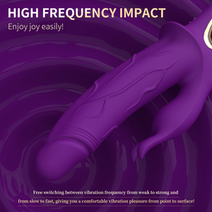 Vibrador de Doble Estimulación para Mujeres, Masajeador de Punto G y Clítoris, Recargable por USB, Resistente al Agua, Material Seguro para el Cuerpo, 10 Frecuencias - Product Image 6