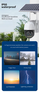 Eseecloud 4MP 10x Zoom Quang 4G Thẻ Sim năng lượng mặt trời Mạng máy ảnh an ninh ngoài trời IP PTZ <span class=keywords><strong>camera</strong></span> quan sát không dây - Product Image 3