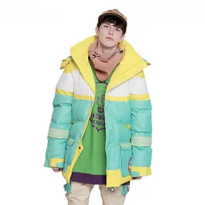 OEM ODM रंगारंग गर्म बर्फ स्की सूट जैकेट आदमी नीचे Snowsuit वयस्कों के लिए