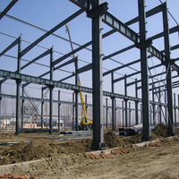 Bâtiment d'atelier et d'entrepôt en structure métallique préfabriquée moderne