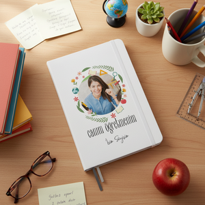 Cuaderno de Fotos Personalizado A5 de Cuero Termoencuadernado, Ecológico, Especial para el Día del Maestro, 1 Diario - Product Image 3