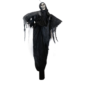<span class=keywords><strong>2023</strong></span> Halloween Décoration <span class=keywords><strong>Maison</strong></span> <span class=keywords><strong>Hantée</strong></span> Fête Animée Noir Grim Squelette Reaper Halloween Props - Product Image 2