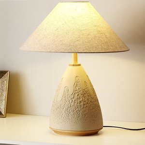 Tête de lit de style japonais Wabi-Sabi, ornement rétro pour hôtel, maison d'hôtes, lampe de table de style chinois moderne pour salon, design - Product Image 3