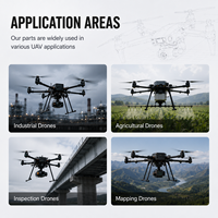 Servicio de Mecanizado CNC de 5 Ejes, Piezas de Aluminio Mecanizadas por CNC de 5 Ejes, Piezas para Drones CNC, Componentes de Precisión para UAV