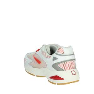 D.A.T.E. Zapatillas Deportivas para Hombre, Blancas y Rojas, Estilo Baloncesto, Talla 42 - Product Image 2
