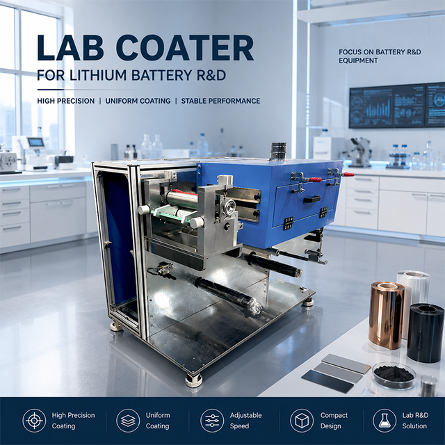 Laboratory Automatic Slot-Die Roll to Roll Battery Coating Machine Reverse Comma Film Continuous Electrode Sheet Coater