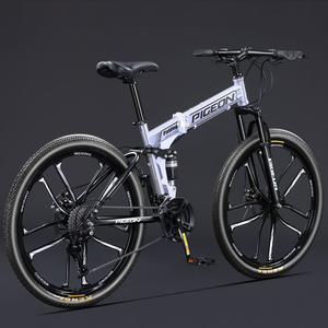 <span class=keywords><strong>Bicicleta</strong></span> Plegable Todoterreno Nueva, con Amortiguación, de Velocidad Variable, <span class=keywords><strong>para</strong></span> Adolescentes, Mujeres, Hombres, Adultos, Estudiantes, Modelo <span class=keywords><strong>para</strong></span> Viajes Diarios - Product Image 4