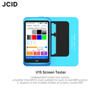 Testeur d'écran de téléphone portable JCID V15/V15PM pour IP X-15plus/ X-15Pro Max, test de couleur MONO, test de l'image tactile et du taux de rafraîchissement, programmeur