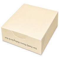 Individuell Bedruckte Faltbare Kuchenverpackungsbox Lebensmittelsichere Weiße Karton-Bäckerei-Geschenkbox für Hochzeit Geburtstag Party Kuchen-Papierbox