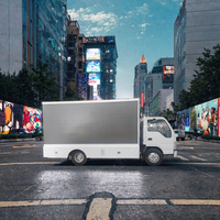 Camion utilitaire Isuzu Mini avec générateur diesel, écran LED de 8 mm pour la publicité extérieure