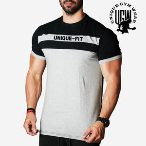 T-shirts avec logo personnalisé pour hommes T-shirts OEM de haute qualité en jersey respirant à manches courtes au design décontracté - Product Image 6