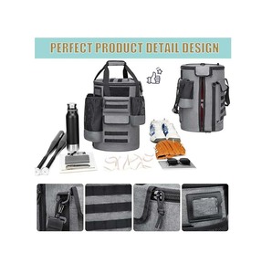 Bolsa de Béisbol, Organizador de Accesorios para Entrenamiento de Béisbol, Estilo Táctico, Bolsa de Softbol con Base Antideslizante - Product Image 4