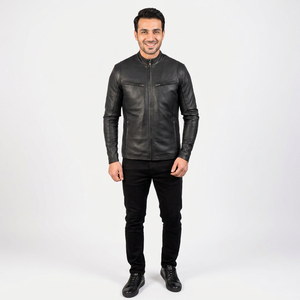 Nouveauté Vestes de moto Qualité professionnelle Best-seller Conception de votre propre logo Veste en cuir à prix raisonnable Veste pour hommes - Product Image 1