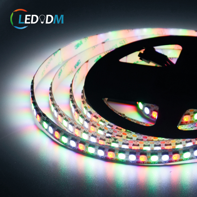 High Brightness Smd5050 RGB Magic Pixel Led Strip Light 5v 12v 24v Sk6812b Ws2812b Ws2815 Dmx 512 RGBW Leds Landscape Lighting